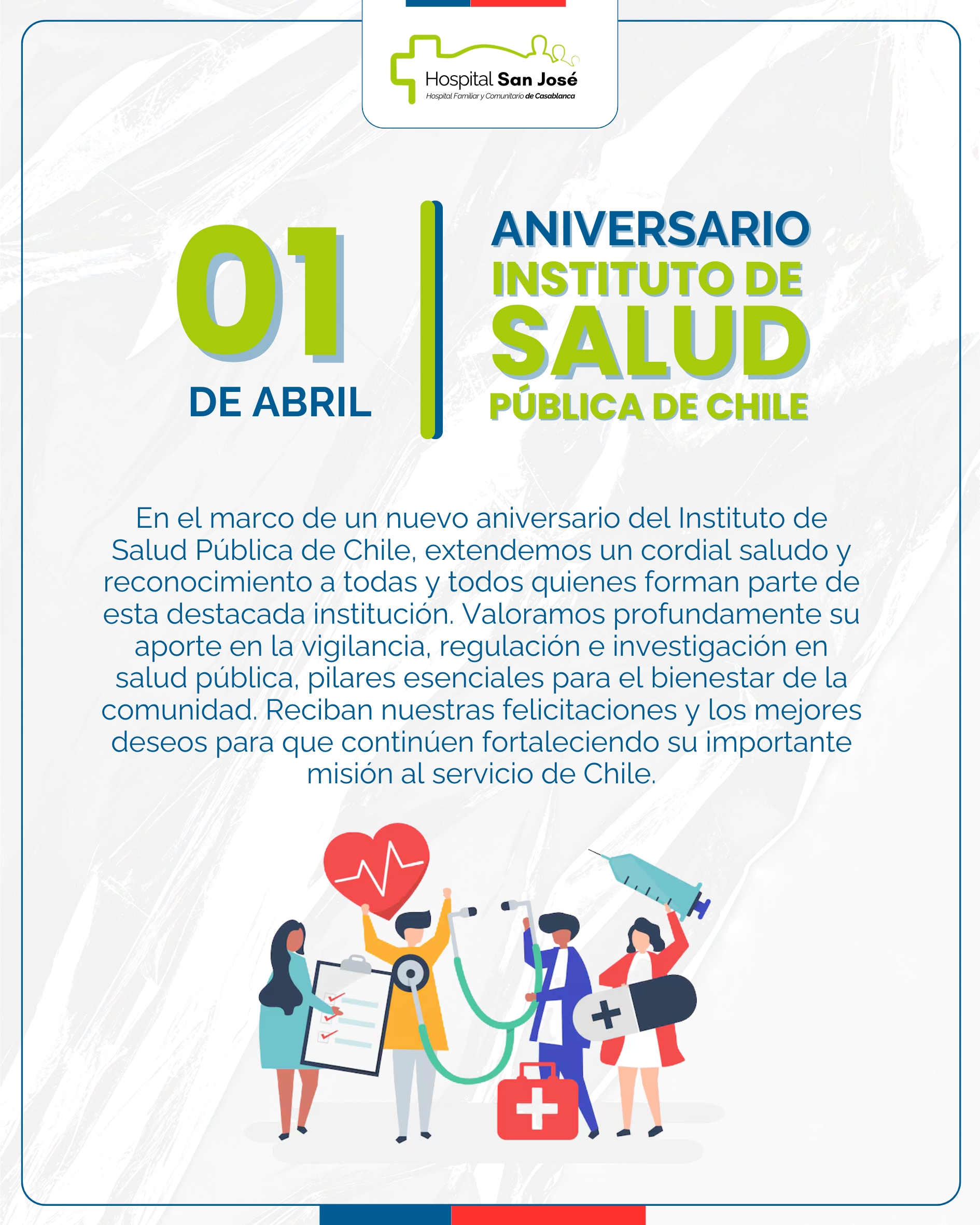 aniversario del Instituto de Salud Pública de Chile